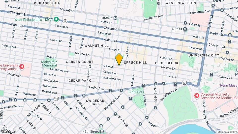 4527 Pine Street Mapa y Detalles de la Ubicación
