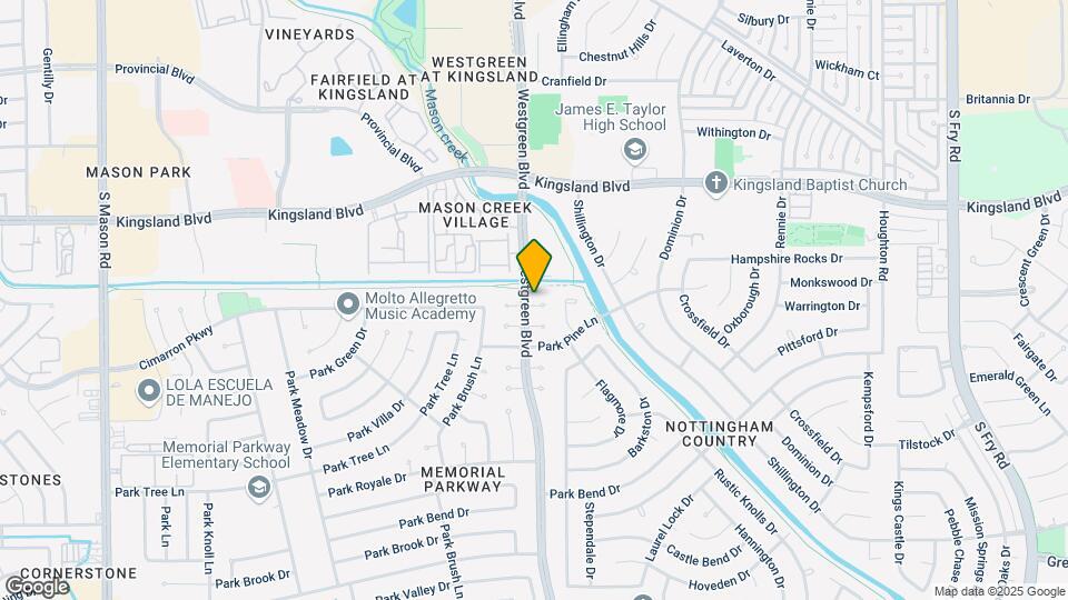 20814 Westgreen Ct Map and Location Details
