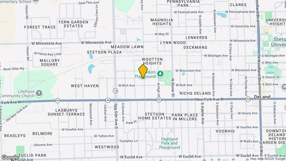 902 W Church St Map and Location Details