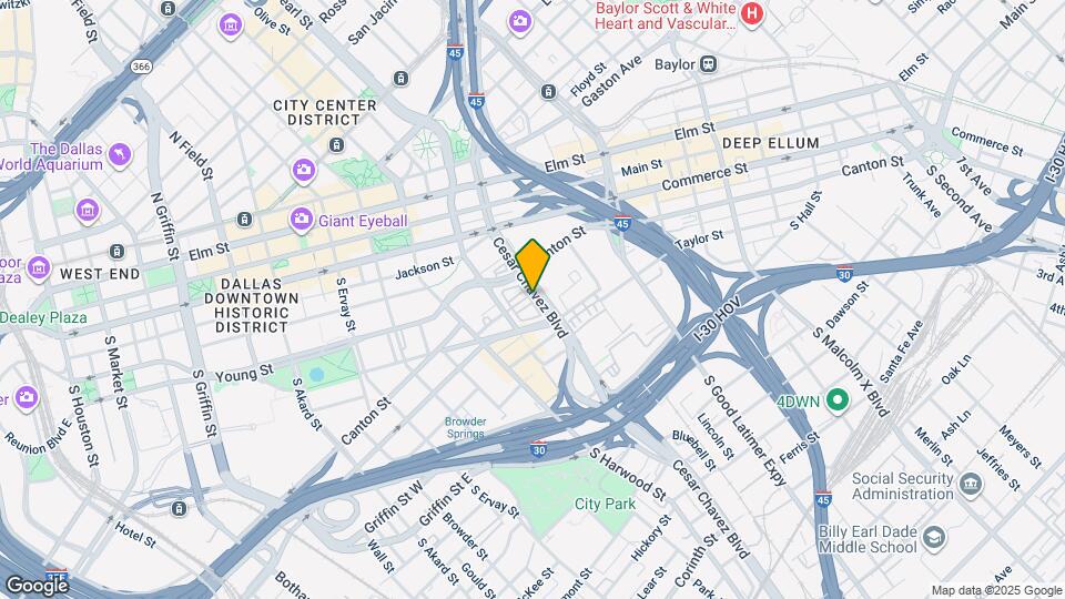 643 S Cesar Chavez Blvd Map and Location Details