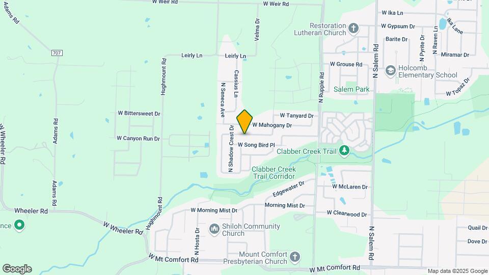 4127 W Spring House Dr Map and Location Details