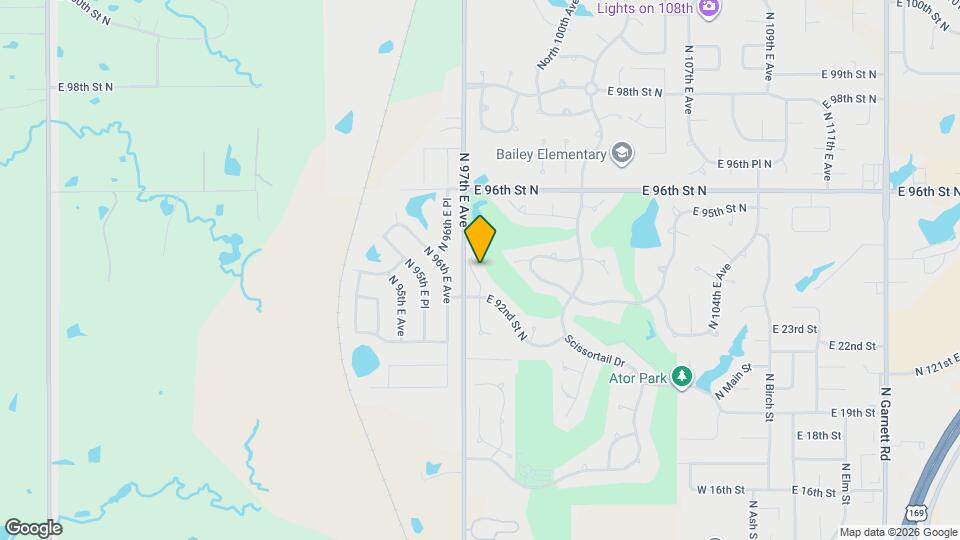 9309 N 98th E Ct Map and Location Details