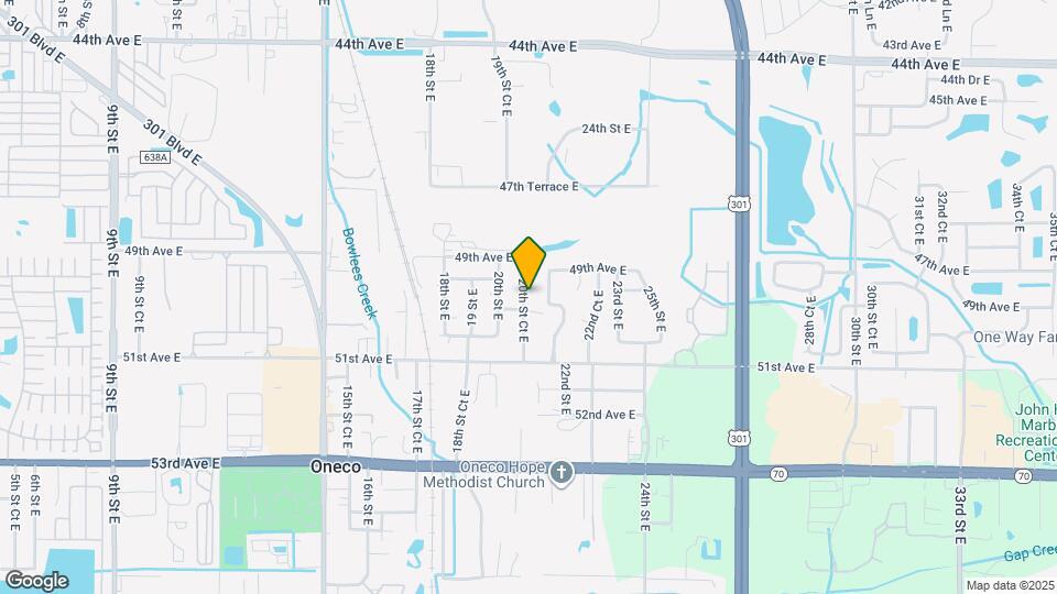 4921 20th St Ct E Map and Location Details