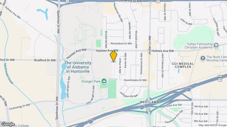 617 Austin Dr NW Map and Location Details