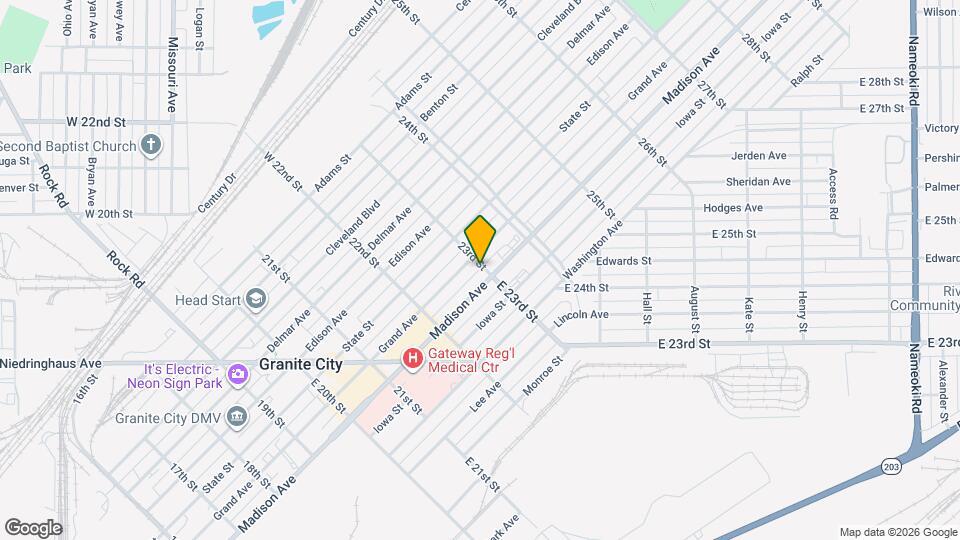 1510 23rd St Map and Location Details