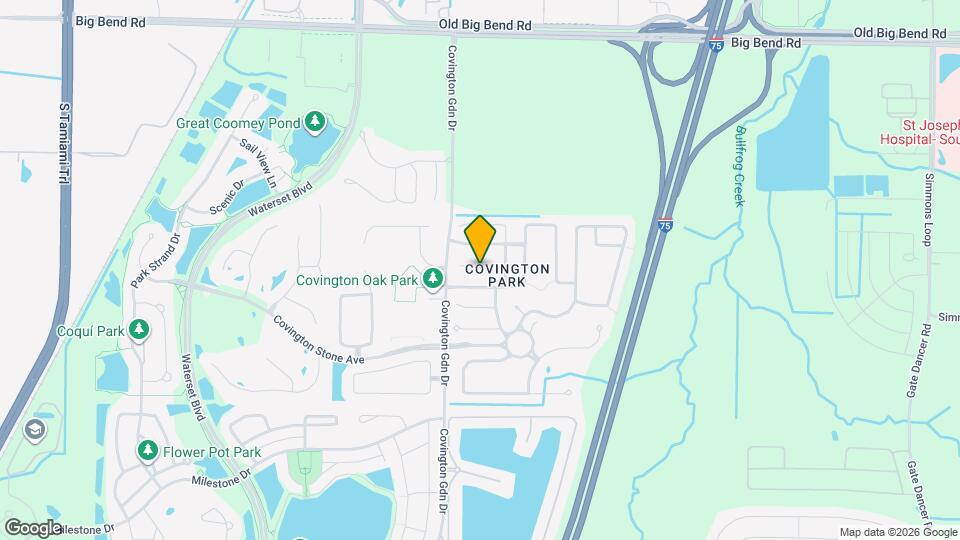 7619 Clovelly Park Pl Mapa y Detalles de la Ubicación