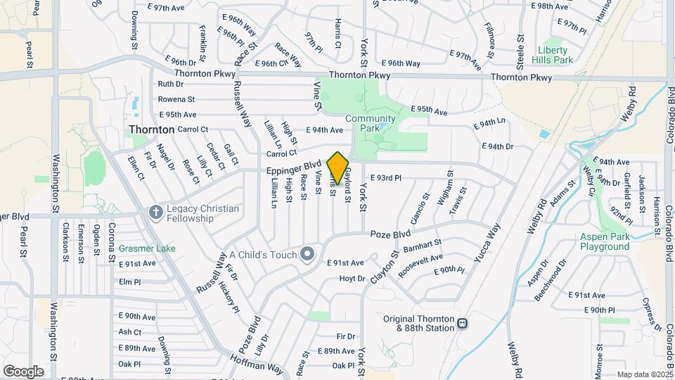 9280 Harris St Map and Location Details