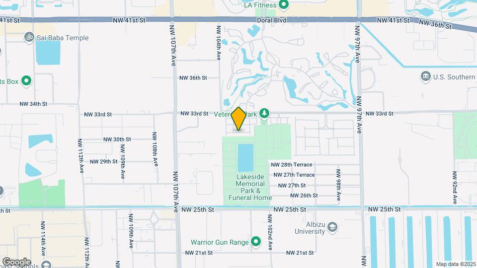 10350 NW 30th Terrace Mapa y Detalles de la Ubicación