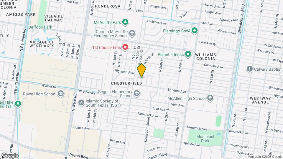 2419 N 28th St Map and Location Details