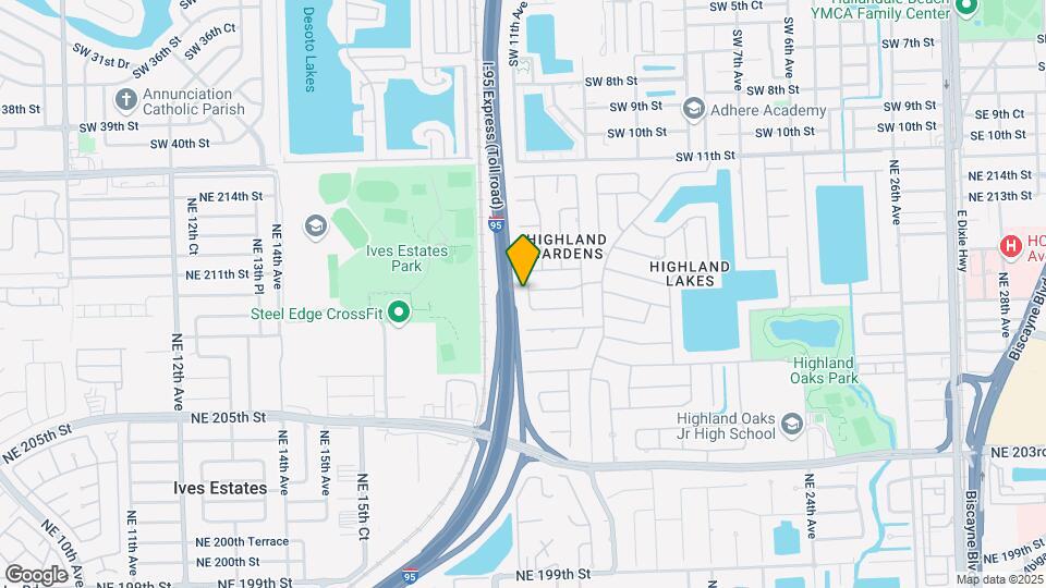 21060 NE 18th Ct Map and Location Details