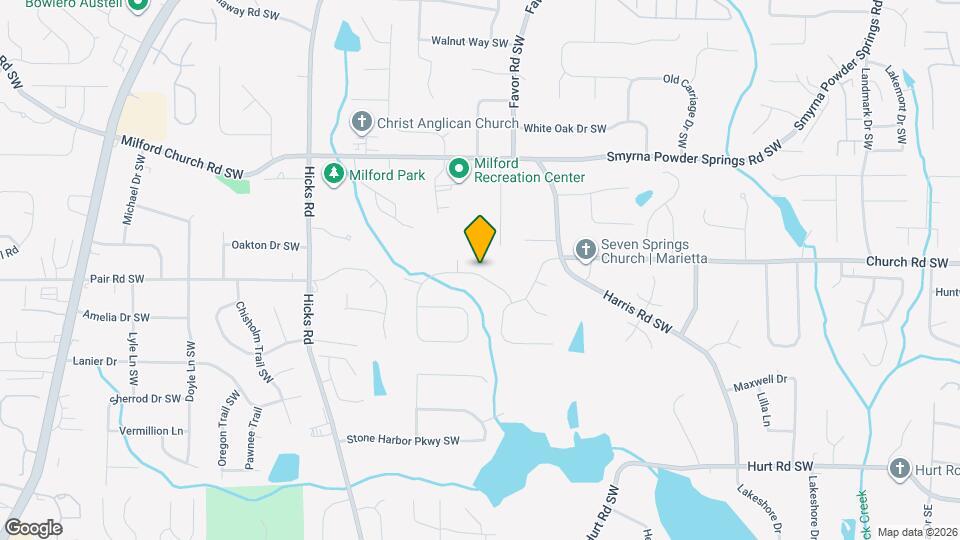 616 Village Lane Dr SW Map and Location Details