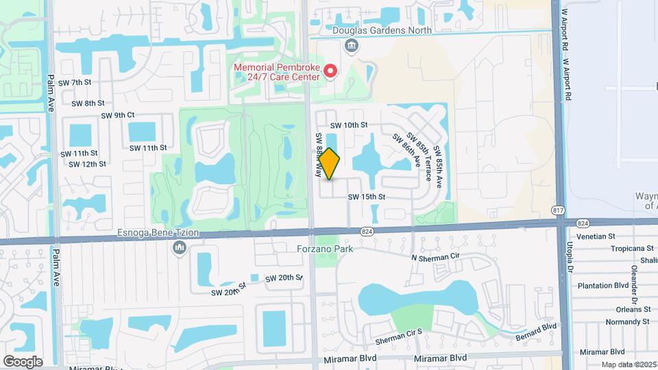 1420 SW 88th Ave Map and Location Details
