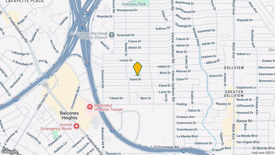 243 Gazel Dr Map and Location Details
