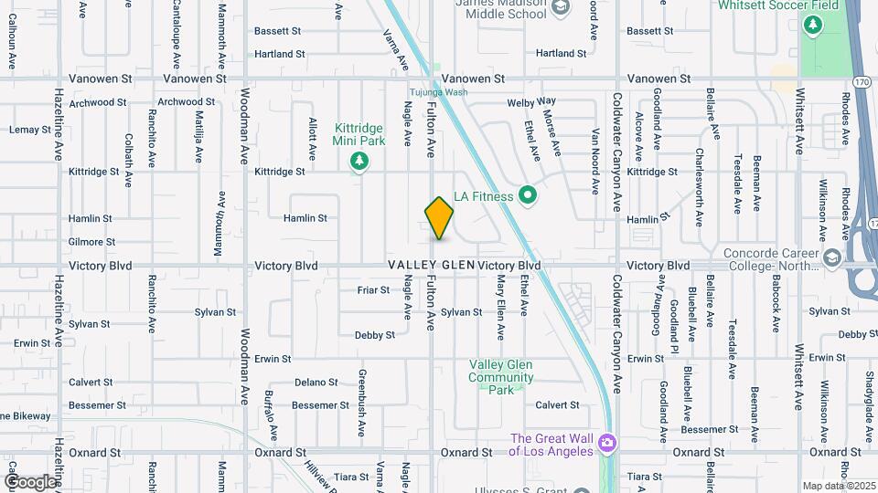 6420 Fulton Ave Map and Location Details