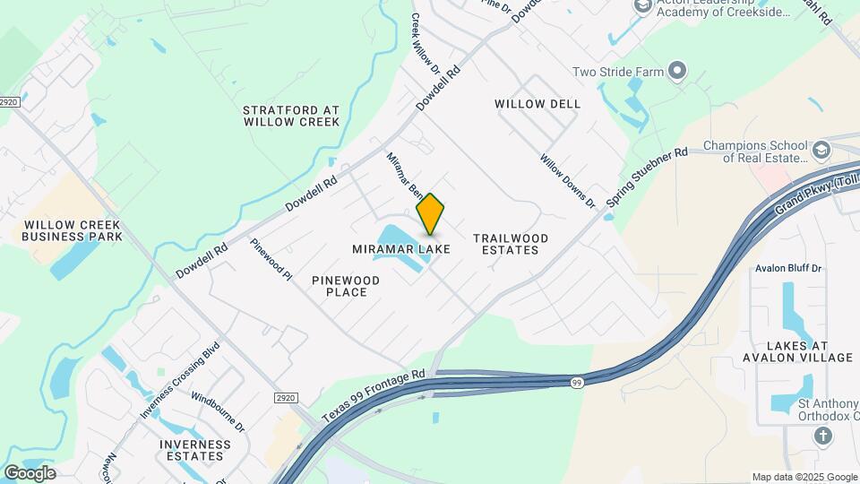 22503 Miramar Bend Dr Map and Location Details