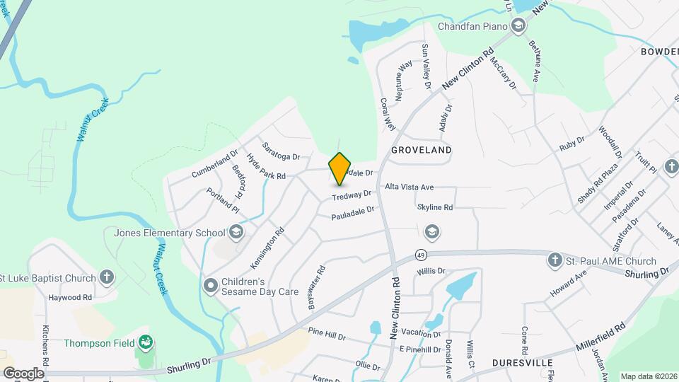 2634 Tredway Dr Map and Location Details