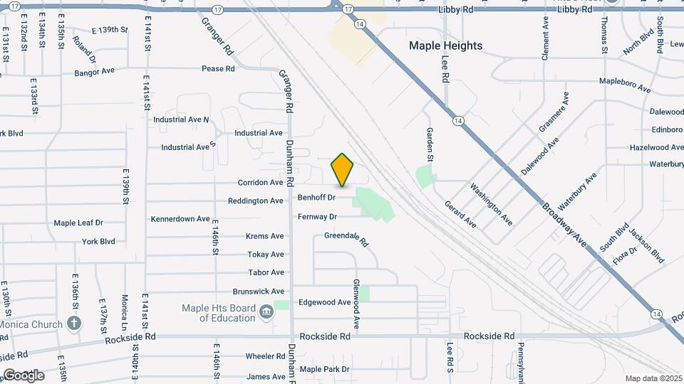 15605 Benhoff Dr Map and Location Details