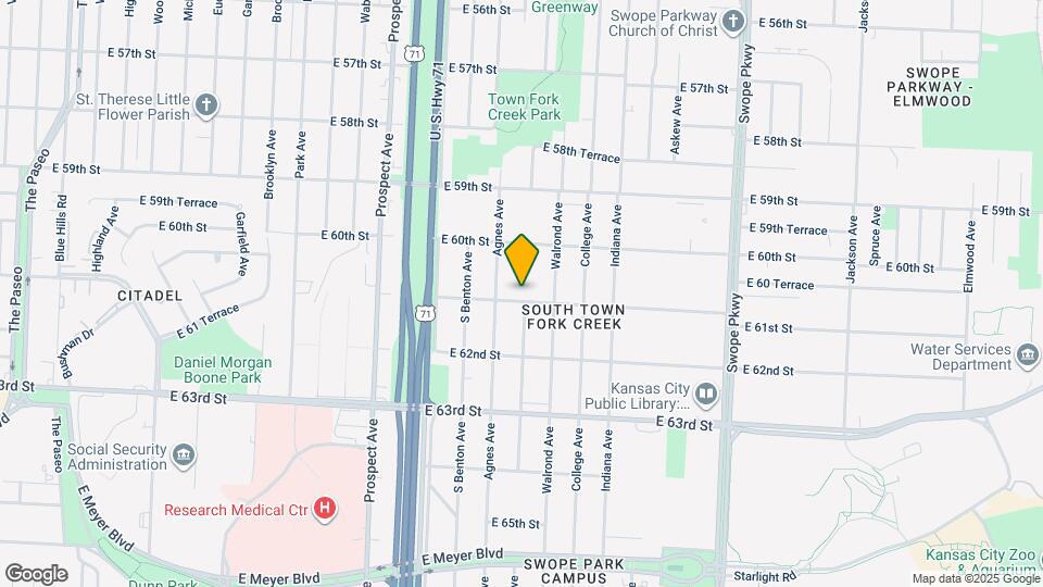 3020-3020 E 61st St Map and Location Details