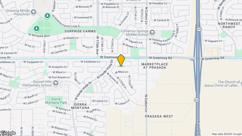 17263 W Acapulco Ln Map and Location Details