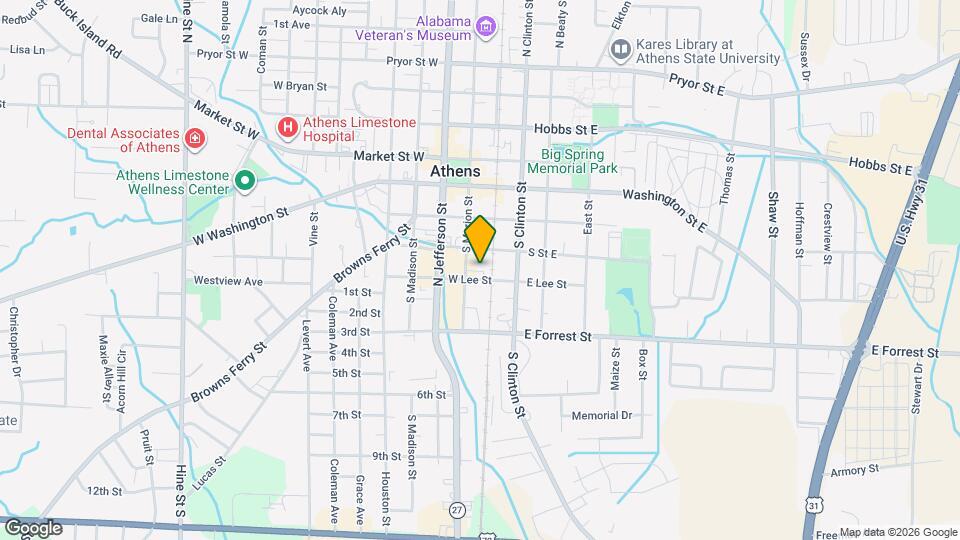 411 S Marion St Map and Location Details