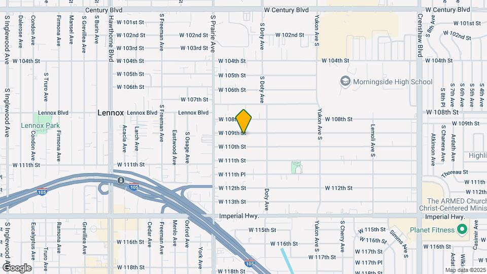 3860 W 109th St Mapa y Detalles de la Ubicación