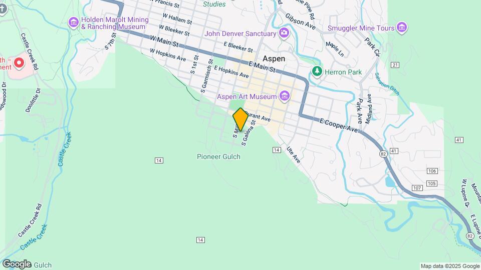 711 S Galena St Map and Location Details