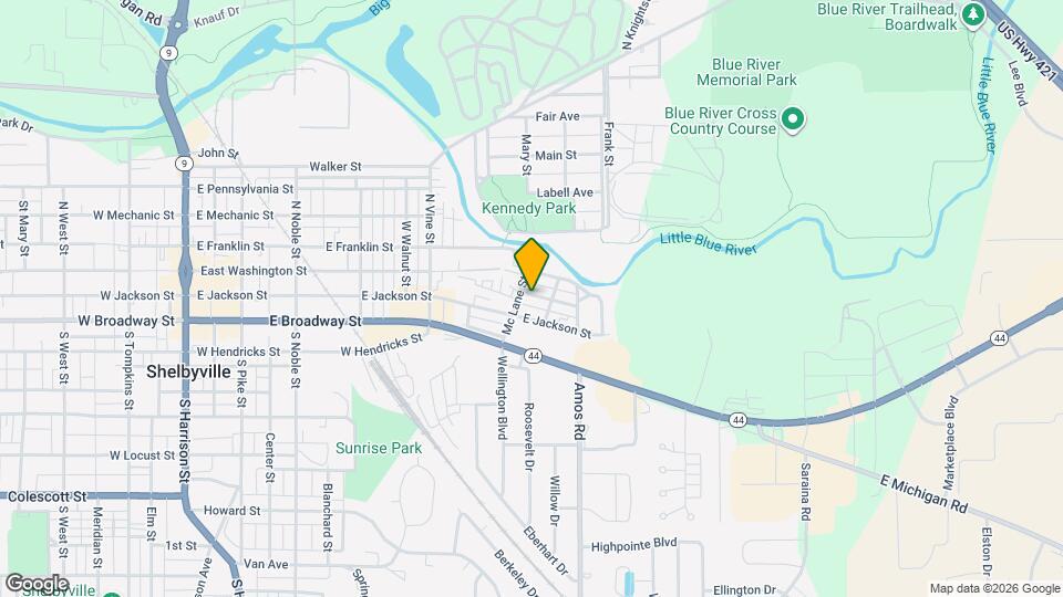 713 Indiana Ave Map and Location Details