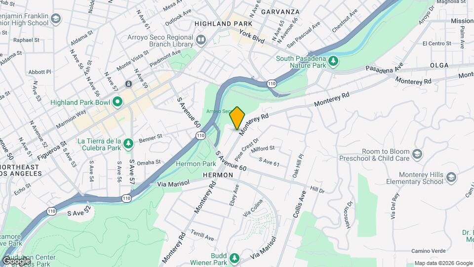 6141 Monterey Rd Mapa y Detalles de la Ubicación