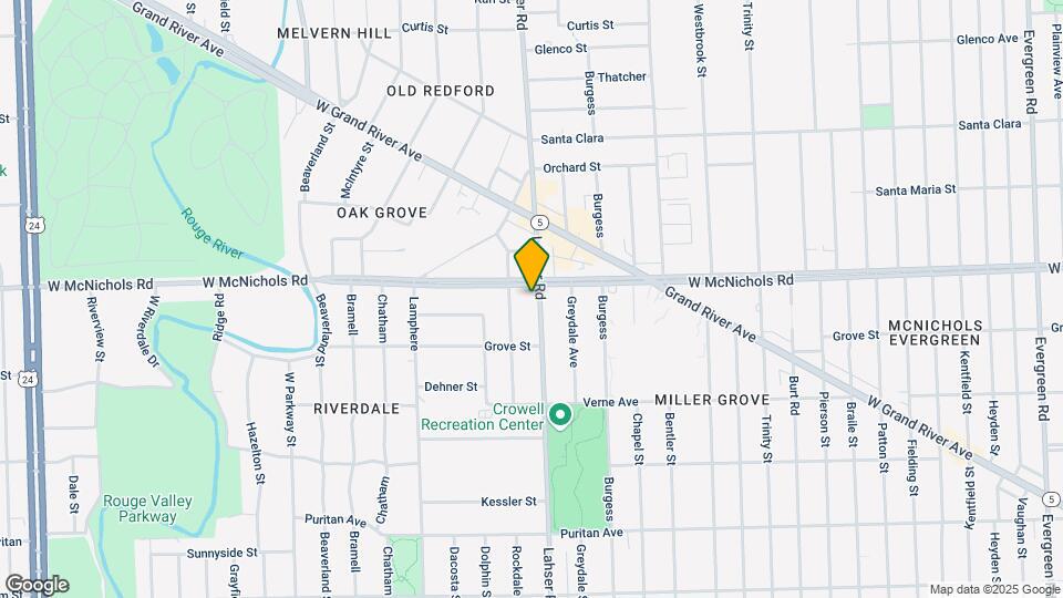 16895 Lahser Rd Map and Location Details