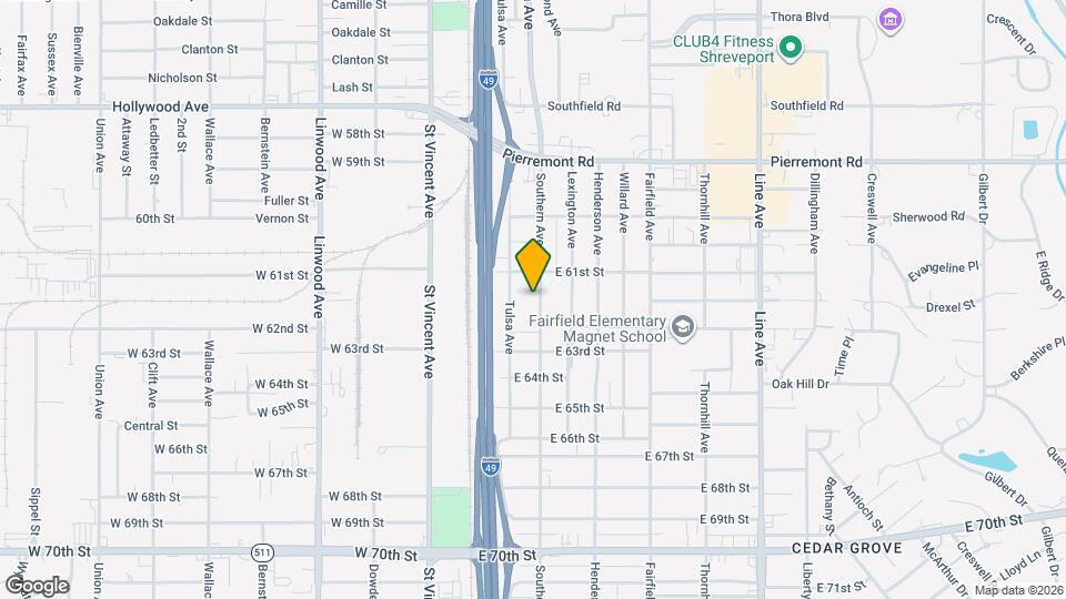 6114 Southern Ave Map and Location Details