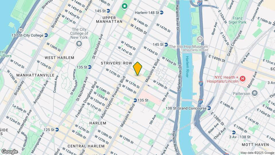 120 W 138th St Map and Location Details