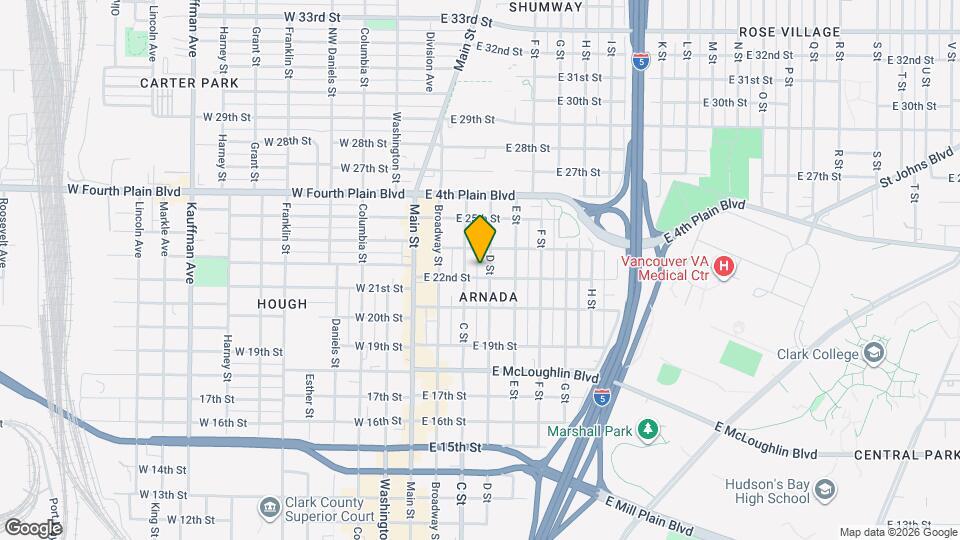 310 E 22nd St Map and Location Details