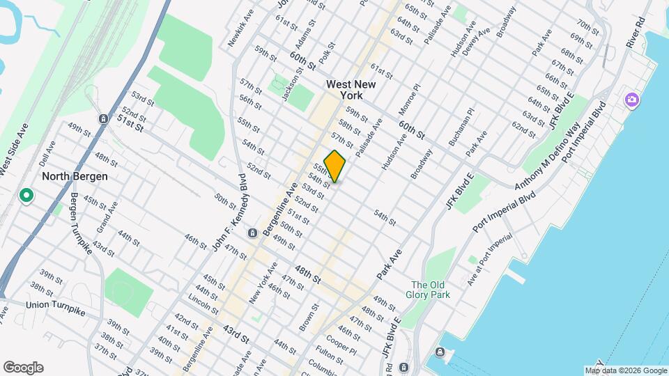 5401 Palisade Ave Mapa y Detalles de la Ubicación