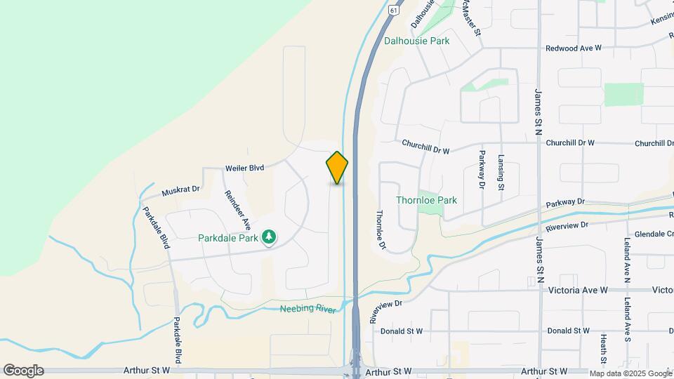 166 Cougar Crescent Map and Location Details