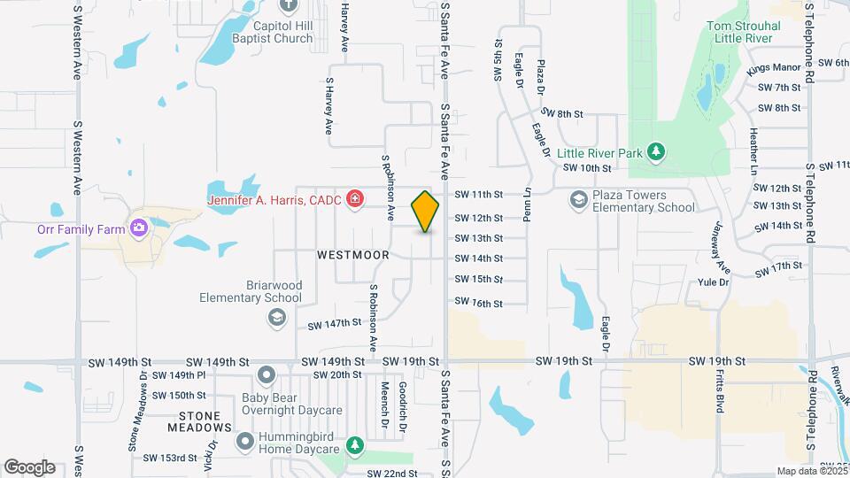 14405 S Brent Dr Mapa y Detalles de la Ubicación