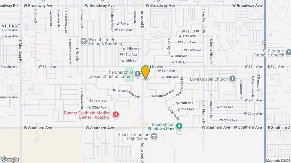 1802 S Pinto Dr Map and Location Details