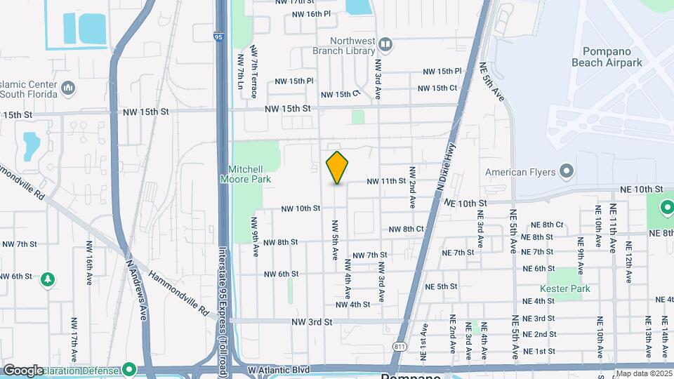 1050 NW 5th Ave Map and Location Details