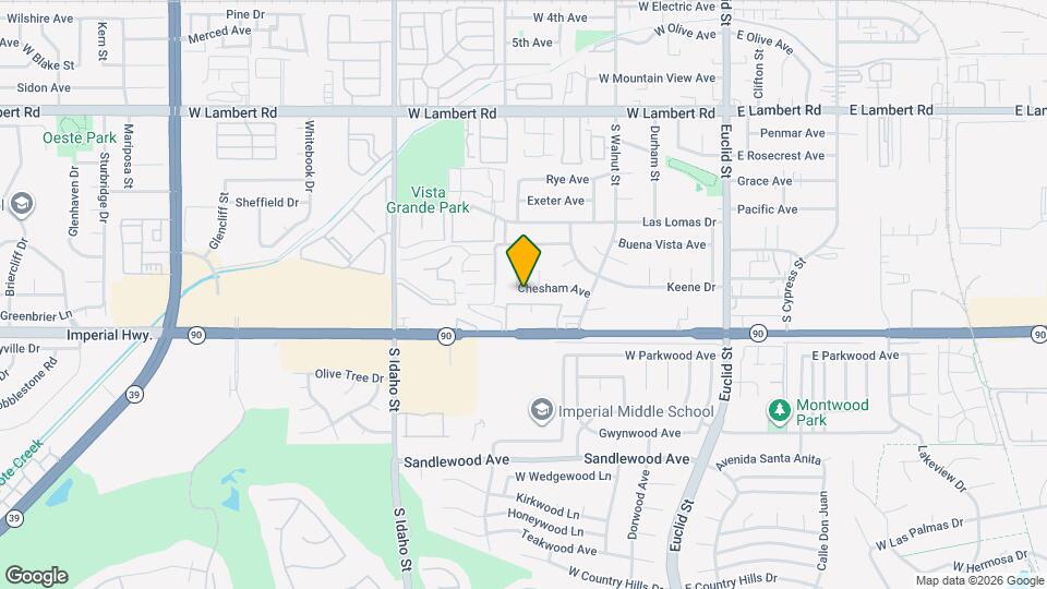 740 Chesham Ave Map and Location Details