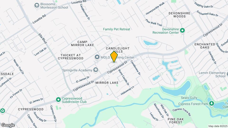 3102 Candle Pond Ln Mapa y Detalles de la Ubicación