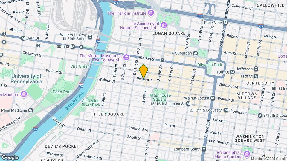 2014 Sansom St Map and Location Details