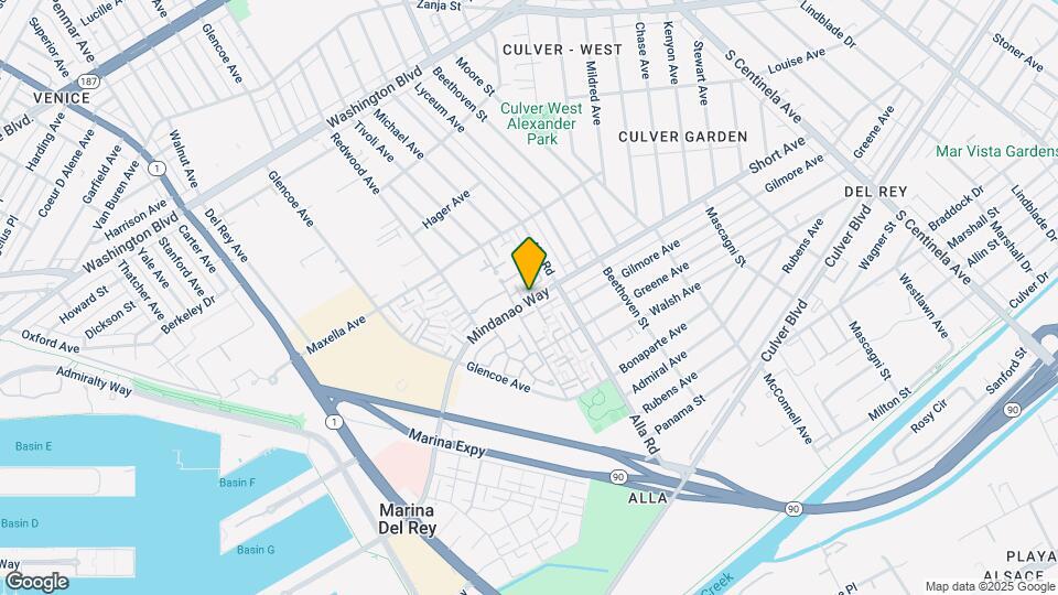 13055 Mindanao Way Map and Location Details