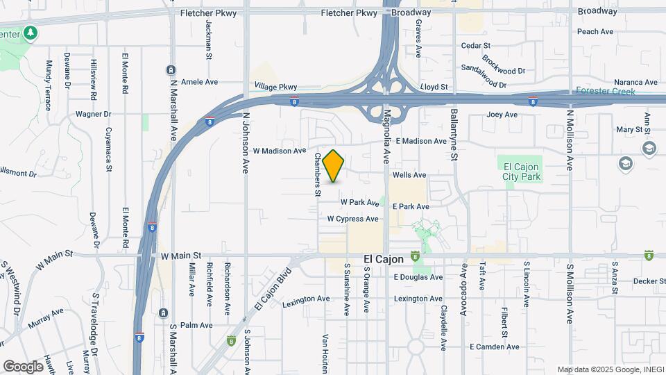 Park West Apartments Map and Location Details