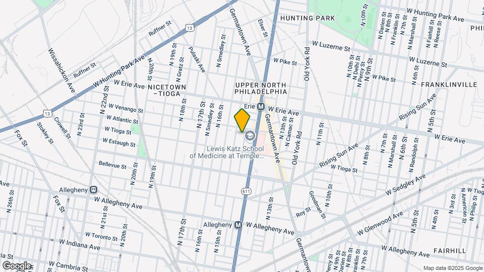 3538 N Carlisle St Map and Location Details