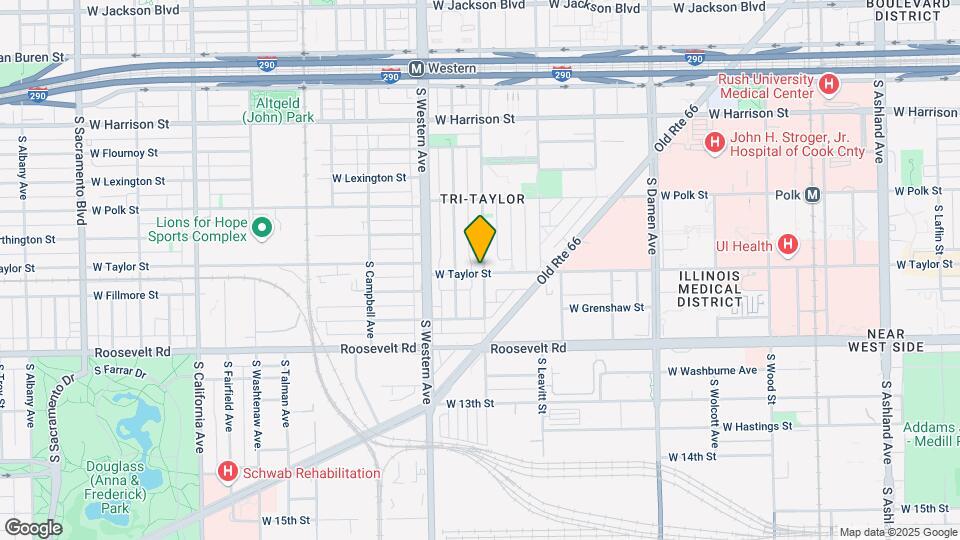 2300 W Taylor St Map and Location Details