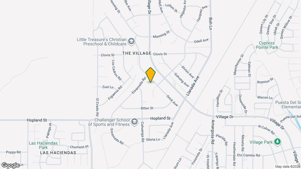 16320 Orick Ave Map and Location Details