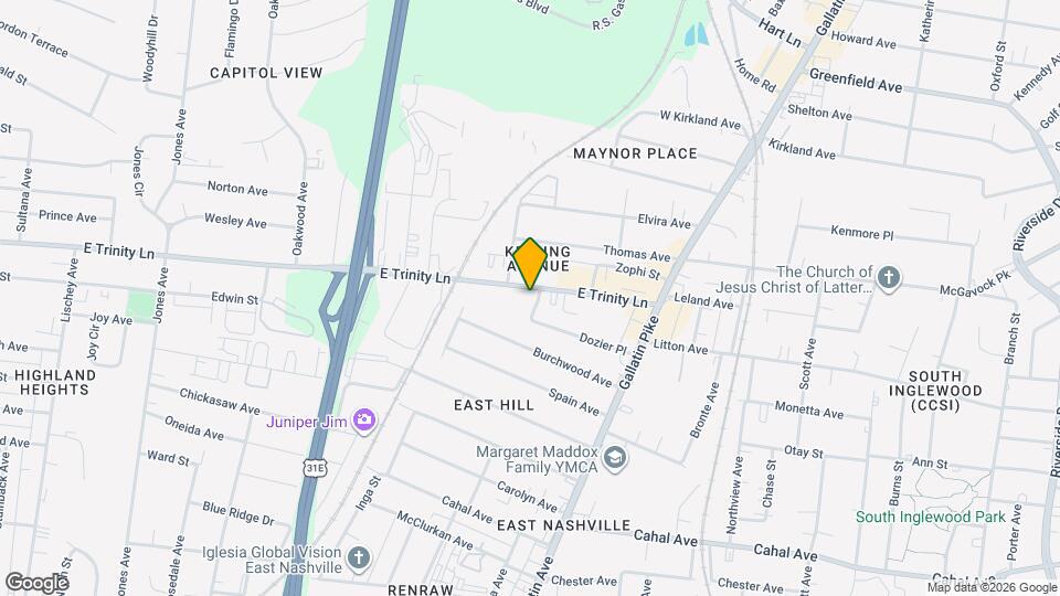 970 Dozier Pl Map and Location Details