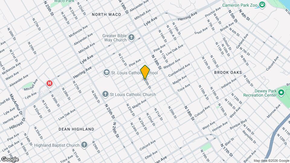 2000 Windsor Ave Mapa y Detalles de la Ubicación