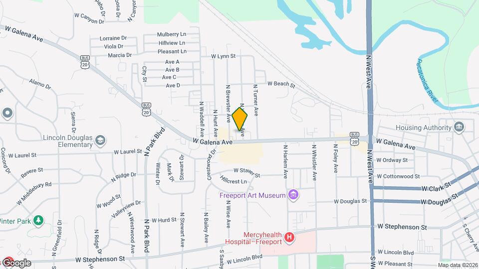 512 1/2 N Warren Ave Mapa y Detalles de la Ubicación