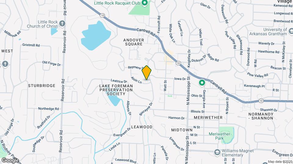 8110 Alvin Ln Map and Location Details