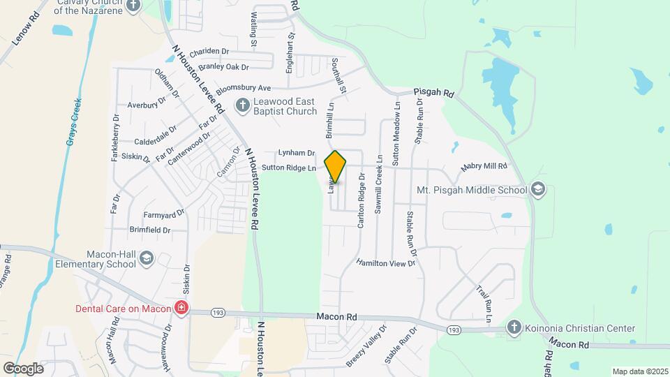 1506 Lawson Dr Mapa y Detalles de la Ubicación